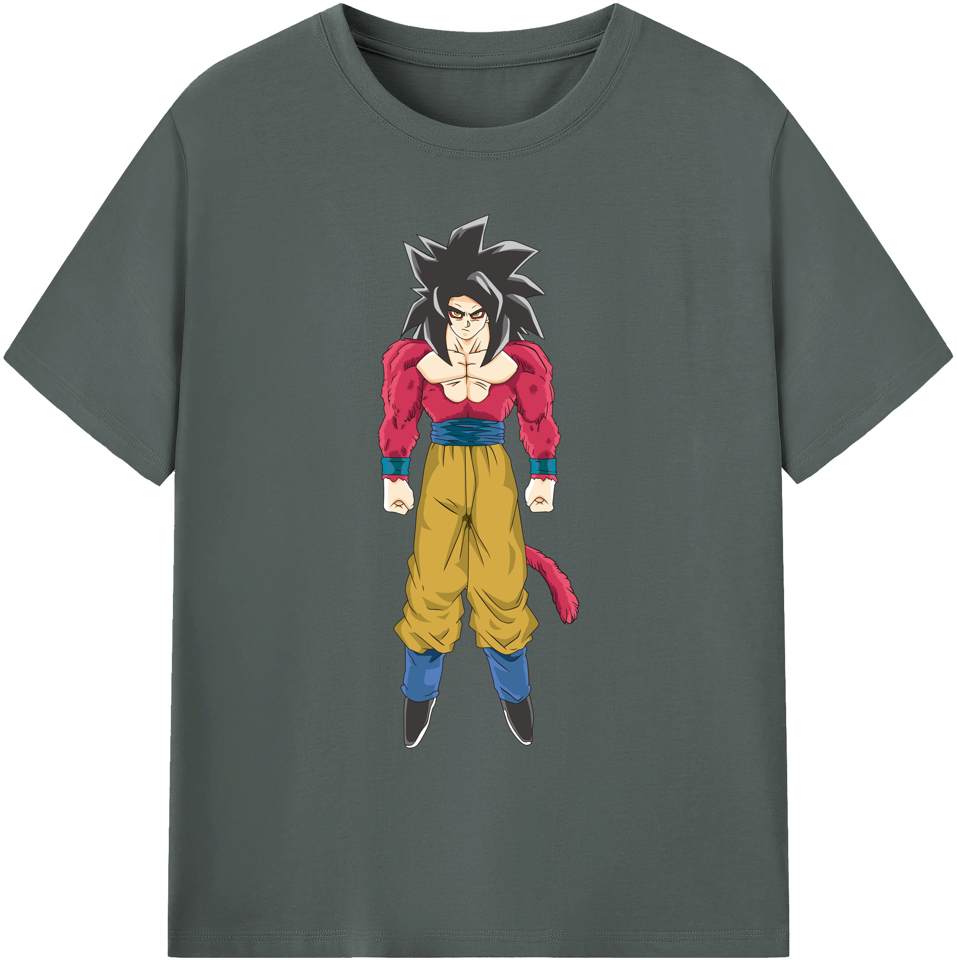 （画像用） ドラゴンボール 孫悟空（そん ごくう）Son Goku カカロット DRAGON BALL Kakarotto 綿100％ メンズ半袖Tシャツ｜肌触りやわらか＆通気性